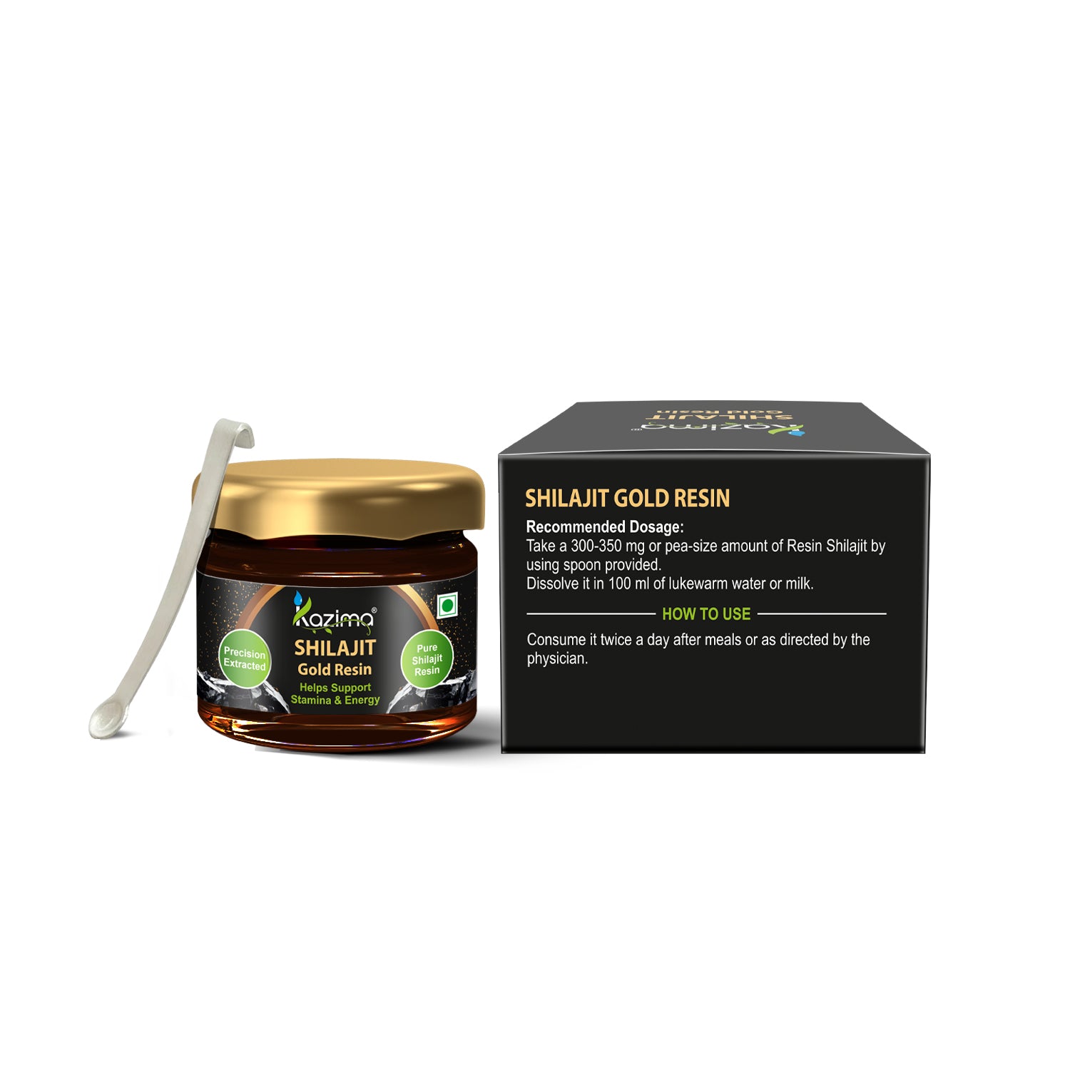 Pure Himalayan Shilajit Gold Resin