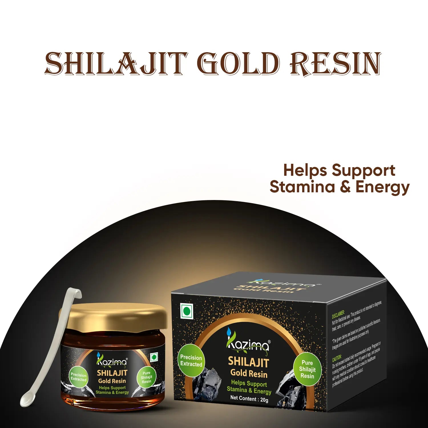 Pure Himalayan Shilajit Gold Resin