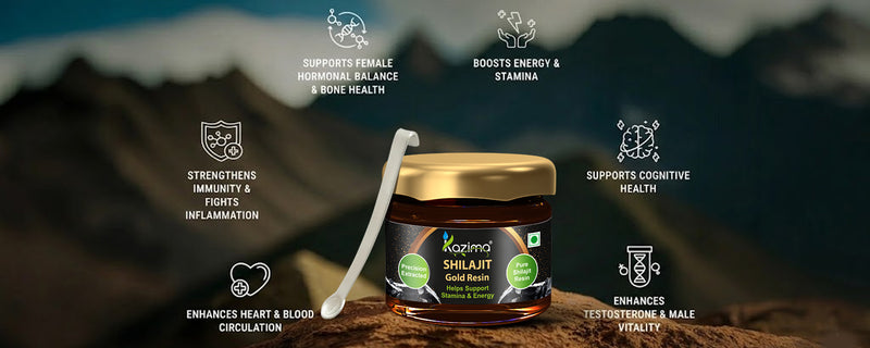 Pure Himalayan Shilajit Gold Resin