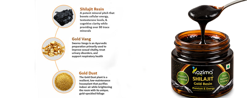 Pure Himalayan Shilajit Gold Resin