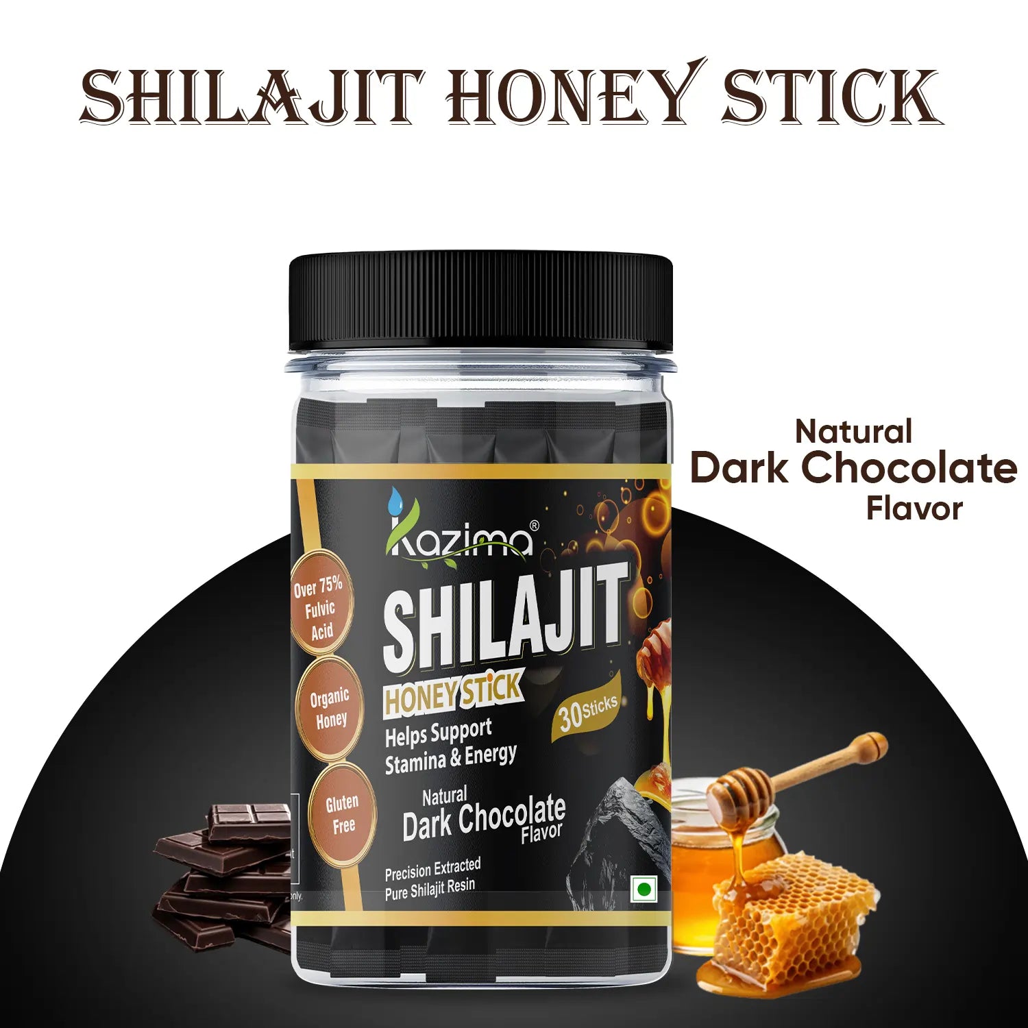 Pure Himalayan Shilajit Sticks (Dark Chocolate Flavour)