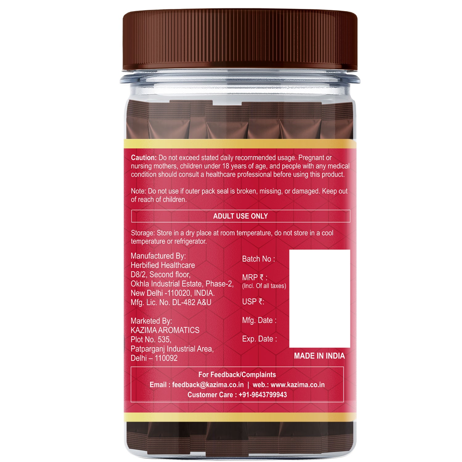 Pure Himalayan Shilajit Sticks (Strawberry Flavour)