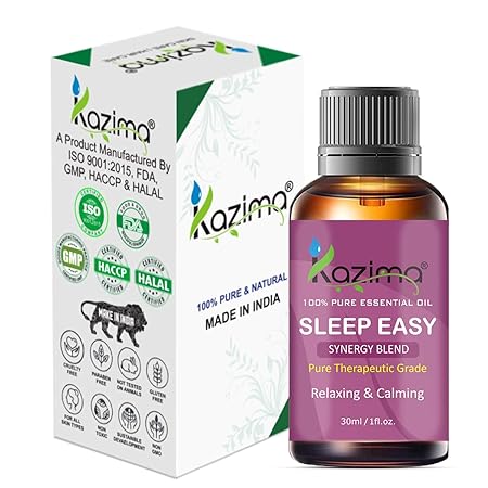 Sleep Easy Blend Essential Oil - Pure & Natural Therapeutic Grade - For Relaxing & Calming