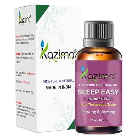 Sleep Easy Blend Essential Oil - Pure & Natural Therapeutic Grade - For Relaxing & Calming