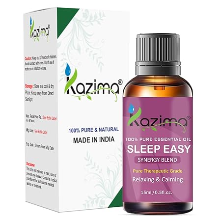 Sleep Easy Blend Essential Oil - Pure & Natural Therapeutic Grade - For Relaxing & Calming