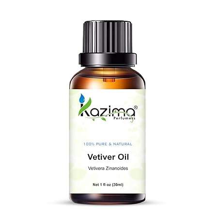100% Pure Vetiver Essential Oil – Natural, Undiluted for Body , Skin & Hair Care