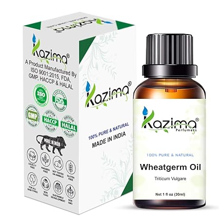 Wheatgerm Cold Pressed Carrier Oil 100% Pure, Natural & Undiluted – Nourishing, Hydrating, Rich in Vitamins for Skin and Hair