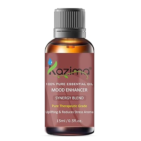 Mood Enhancer Blend Essential Oil - Pure & Natural Therapeutic Grade - For Uplifting & Reducing stress