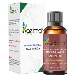 KAZIMA Mood Enhancer Blend Essential Oil - Pure Natural Therapeutic Grade for Uplifting & Reducing stress
